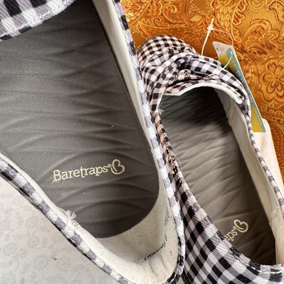 Baretraps Slip-On Shoes Women's 36 EU/ US 6 Black & White Checkered Flats - Picture 3 of 10